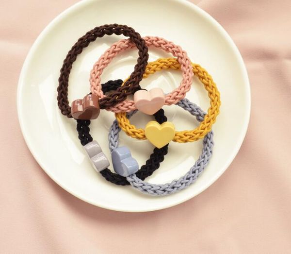 120pcs/lot diy simple multi loving heart braids rubber band elasticity ponytail hair bands styling tool accessory ha1649, Brown 
120pcs/lot diy simple multi loving heart braids rubber band elasticity ponytail hair bands styling tool accessory ha1649, Brown