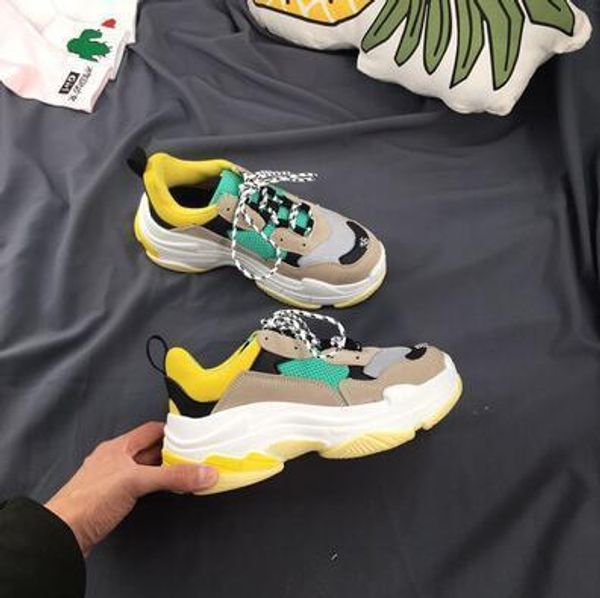 2019 size 36-45 new designer casual shoes for triple s men women low cut casual shoes sneakers casual shoes t02, Black
2019 size 36-45 new designer casual shoes for triple s men women low cut casual shoes sneakers casual shoes t02, Black