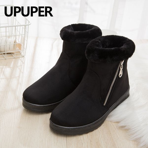 zip winter women's snow boots non-slip thick warm ankle boots women fashion middle-aged mother's winter cotton shoes t200104, Black
zip winter women's snow boots non-slip thick warm ankle boots women fashion middle-aged mother's winter cotton shoes t200104, Black