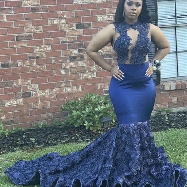 vintage south african navy blue sheer neck formal gowns floral lace appliques prom dresses 2019 mermaid evening gowns vestido de noche, Black
vintage south african navy blue sheer neck formal gowns floral lace appliques prom dresses 2019 mermaid evening gowns vestido de noche, Black