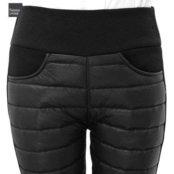down cotton winter warm pants womens elastic waist ladies skinny trousers women casual leggings outwear female pants, Black;white
down cotton winter warm pants womens elastic waist ladies skinny trousers women casual leggings outwear female pants, Black;white