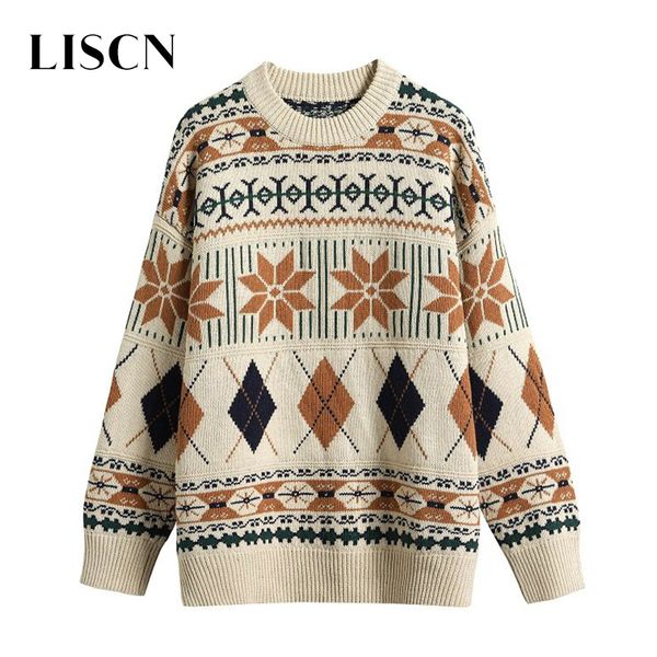 liscn christmas new year retro red sweater women's elegant 2019 autumn new loose thick knitted jacket winter for women, White;black
liscn christmas new year retro red sweater women's elegant 2019 autumn new loose thick knitted jacket winter for women, White;black