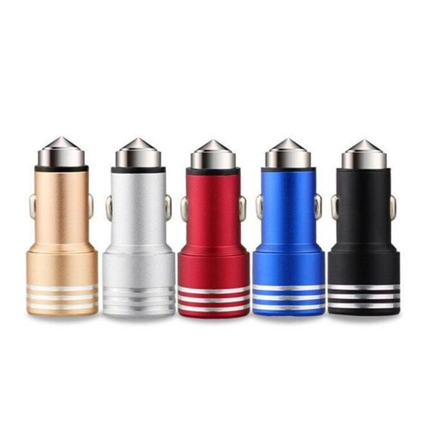 safety hammer metal car charger dual usb 2.8a car plug 2 ports car charger for iphone samsung universal mobile phone 5 colors
safety hammer metal car charger dual usb 2.8a car plug 2 ports car charger for iphone samsung universal mobile phone 5 colors