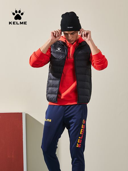 kelme men's velvet sports jacket sleeveless coat cotton football training vest warm jacket windproof lightweight vest 3891414, Black;red
kelme men's velvet sports jacket sleeveless coat cotton football training vest warm jacket windproof lightweight vest 3891414, Black;red
