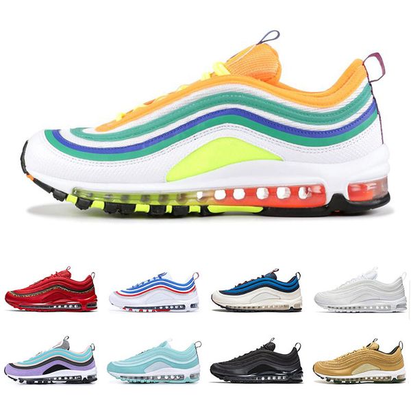 97 OG Кроссовки мужские женские LONDON SUMMER OF LOVE тройной чёрно-белый язычок с надписью Pe
97 OG Кроссовки мужские женские LONDON SUMMER OF LOVE тройной чёрно-белый язычок с надписью Pe