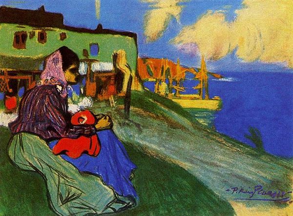 pablo picasso classical oil painting gypsy in front of musca 100% handmade by experienced painter on white canvas picasso310
pablo picasso classical oil painting gypsy in front of musca 100% handmade by experienced painter on white canvas picasso310