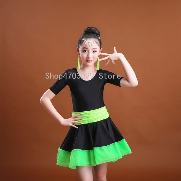 2019 new models new clothes practice clothes children latin dance grading contest clothing girls dance wear short-sleeved summer, Black;red
2019 new models new clothes practice clothes children latin dance grading contest clothing girls dance wear short-sleeved summer, Black;red
