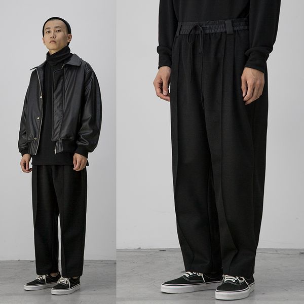 new 2019 women men's clothing gd hair stylist fashion male loose woollen harem pants plus size costumes 27-46, Black
new 2019 women men's clothing gd hair stylist fashion male loose woollen harem pants plus size costumes 27-46, Black