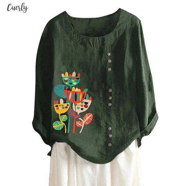autumn women casual cotton and linen print long sleeves o neck button blouse vetement femme 2020 ete quimono feminino, White
autumn women casual cotton and linen print long sleeves o neck button blouse vetement femme 2020 ete quimono feminino, White