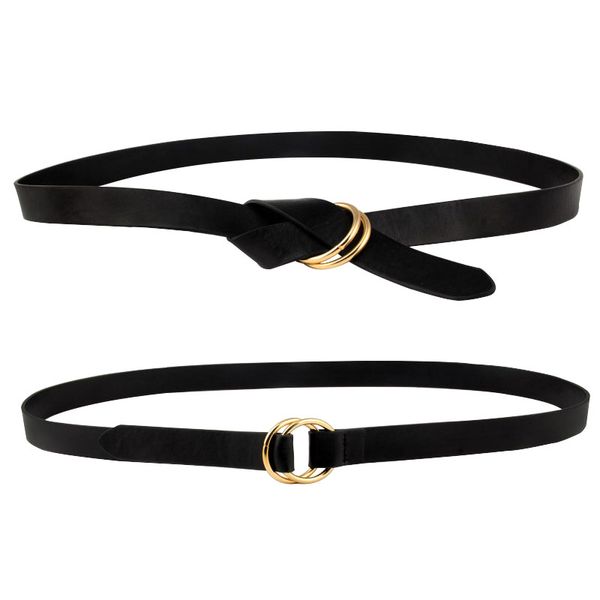 new women belt fashion double ring buckle solid color imitation leather belt casual simple women dress decoration, Black;brown
new women belt fashion double ring buckle solid color imitation leather belt casual simple women dress decoration, Black;brown
