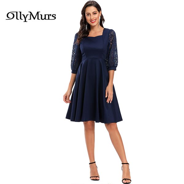 navy blue formal prom dresses lr925 square collar half sleeve vestidos de gala solid a-line knee-length elegant party dress, White;black
navy blue formal prom dresses lr925 square collar half sleeve vestidos de gala solid a-line knee-length elegant party dress, White;black