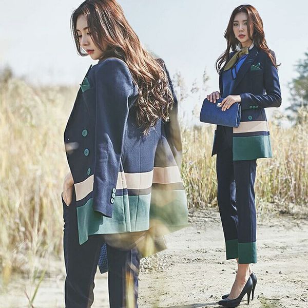 women's suit 2019 autumn new fashion temperament casual elegant comfortable three-breasted small suit two-piece, White;black
women's suit 2019 autumn new fashion temperament casual elegant comfortable three-breasted small suit two-piece, White;black