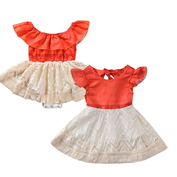 0-5t infant baby girl bodysuits fancy moana polynesia princess dress book week costume kids lace dresses, Red;yellow
0-5t infant baby girl bodysuits fancy moana polynesia princess dress book week costume kids lace dresses, Red;yellow