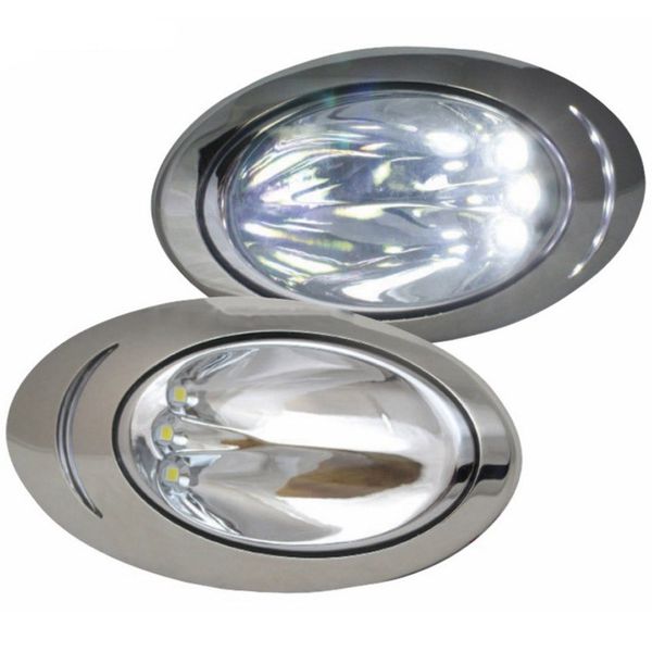1 pair led marine boat white light stainless steel hull side surface mount docking back up light 12v dc
1 pair led marine boat white light stainless steel hull side surface mount docking back up light 12v dc