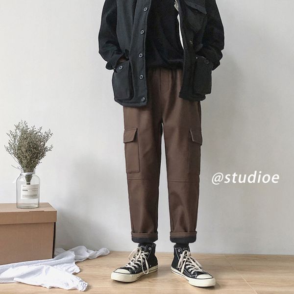 winter new plus velvet pants men warm fashion tooling wind pants casual wide hip hop straight street trend wild sweatpants, Black
winter new plus velvet pants men warm fashion tooling wind pants casual wide hip hop straight street trend wild sweatpants, Black