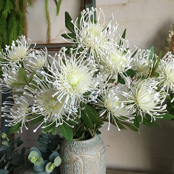 70cm 3heads/branch leucospermum artificial flowers wedding decoration flores artificiales plastic fake flowers fleur artificielle
70cm 3heads/branch leucospermum artificial flowers wedding decoration flores artificiales plastic fake flowers fleur artificielle