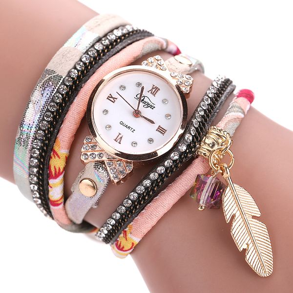 new arrivals women watch retro leather winding bracelet watches feather pendant quartz wrist watch ladies clcok #w, Slivery;brown
new arrivals women watch retro leather winding bracelet watches feather pendant quartz wrist watch ladies clcok #w, Slivery;brown