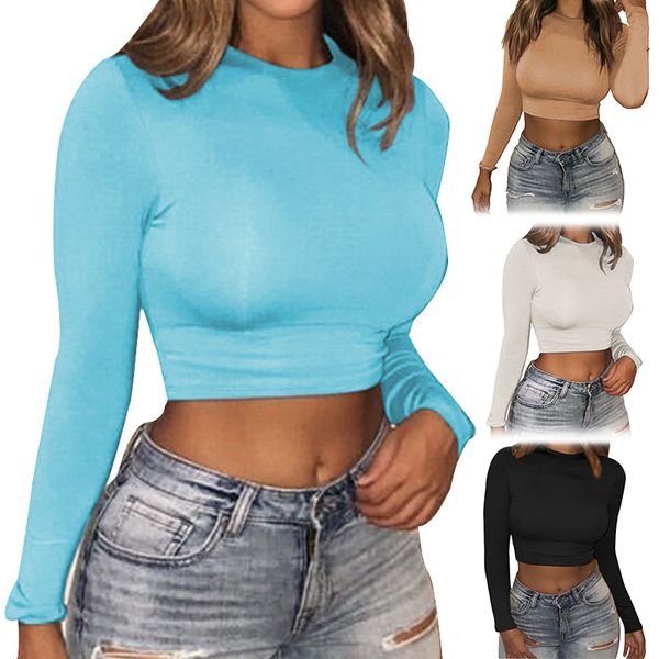 women's bottoming shirt long sleeve loose short t-shirt spring fashion women's shirt solid long sleeve ladies pullover, White;black
women's bottoming shirt long sleeve loose short t-shirt spring fashion women's shirt solid long sleeve ladies pullover, White;black