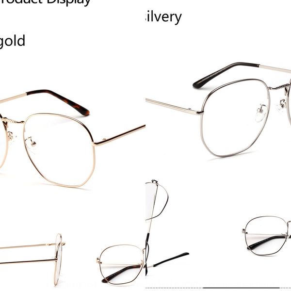 x1330 large plain wo modified face myopia ()x1330 large frame plain glasses women's modified face glasses men's myopia frame, Silver
x1330 large plain wo modified face myopia ()x1330 large frame plain glasses women's modified face glasses men's myopia frame, Silver
