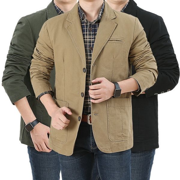 men's suits & blazers men casual blazer business suit loose jacket cotton denim bomber jackets outwear jaqueta masculina, White;black
men's suits & blazers men casual blazer business suit loose jacket cotton denim bomber jackets outwear jaqueta masculina, White;black