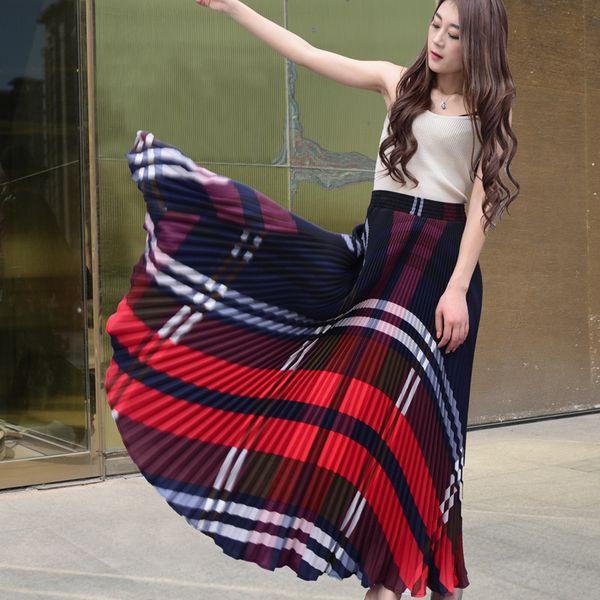 new fashion women long pleated skirts for casual winter high waist boho maxi vintage ladies ankle length office womens, Black
new fashion women long pleated skirts for casual winter high waist boho maxi vintage ladies ankle length office womens, Black