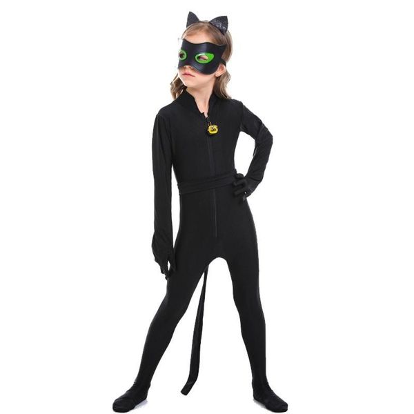 110-140cm height kid's black cat cosplay costume for carnival party halloween party make up polyester jumpsuit, White
110-140cm height kid's black cat cosplay costume for carnival party halloween party make up polyester jumpsuit, White