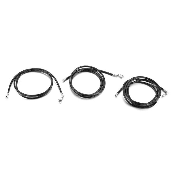 rope black genuine leather chains link cord necklace 20inch 24inch 30inch korean fashion choker, Silver
rope black genuine leather chains link cord necklace 20inch 24inch 30inch korean fashion choker, Silver