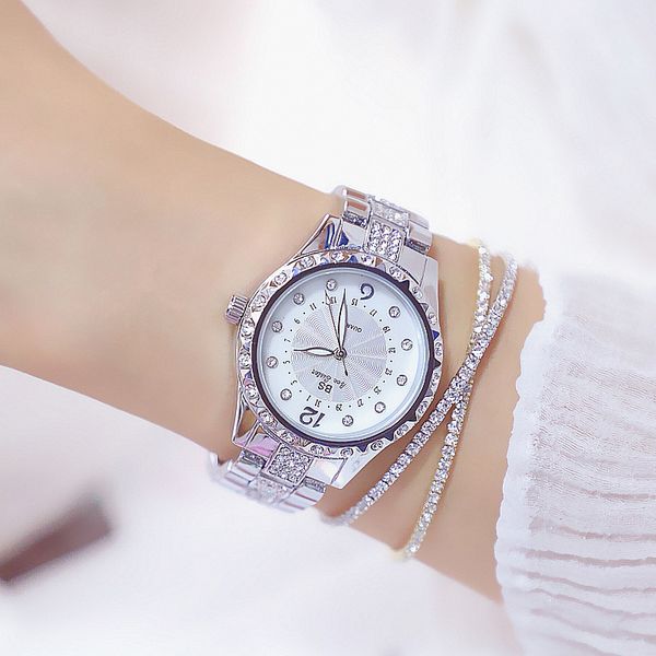 diamond women watches luxury fashion gold quartz dress watch small dial ladies wrist watches stainless steel wristwatch 2019, Slivery;brown
diamond women watches luxury fashion gold quartz dress watch small dial ladies wrist watches stainless steel wristwatch 2019, Slivery;brown