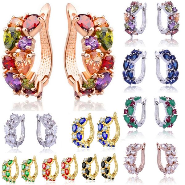 17 colors colorful zircon crystal ear clip sumptuous dinner cooper stud earrings women girl jewelry gift, Golden;silver
17 colors colorful zircon crystal ear clip sumptuous dinner cooper stud earrings women girl jewelry gift, Golden;silver