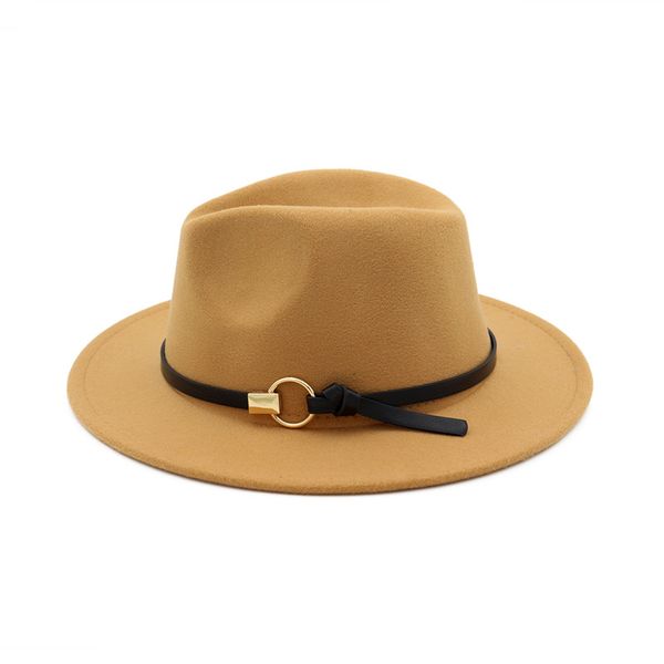 wool blend fedora panama hat fashion women lady wool wide brim casual outdoor jazz cap with leather iron band, Blue;gray
wool blend fedora panama hat fashion women lady wool wide brim casual outdoor jazz cap with leather iron band, Blue;gray