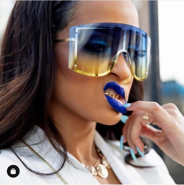 luxury rimless oversized sunglasses women brand designer one piece lens fashion sun glasses gradient large eyewear shades unique, White;black
luxury rimless oversized sunglasses women brand designer one piece lens fashion sun glasses gradient large eyewear shades unique, White;black