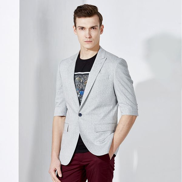 brand men clothing fashion 2020summer slim fit men blazers casual suit coat half-sleeve grey business costumes single button, White;black
brand men clothing fashion 2020summer slim fit men blazers casual suit coat half-sleeve grey business costumes single button, White;black
