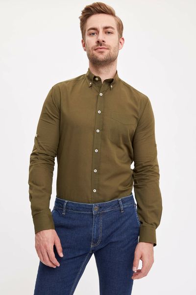 defacto man summer дышащий solid color tops рубашки мужчины повседневная рубашка с длинным рукавом смарт мужчины отложной воротник рубашки-k, White;black
defacto man summer дышащий solid color tops рубашки мужчины повседневная рубашка с длинным рукавом смарт мужчины отложной воротник рубашки-k, White;black