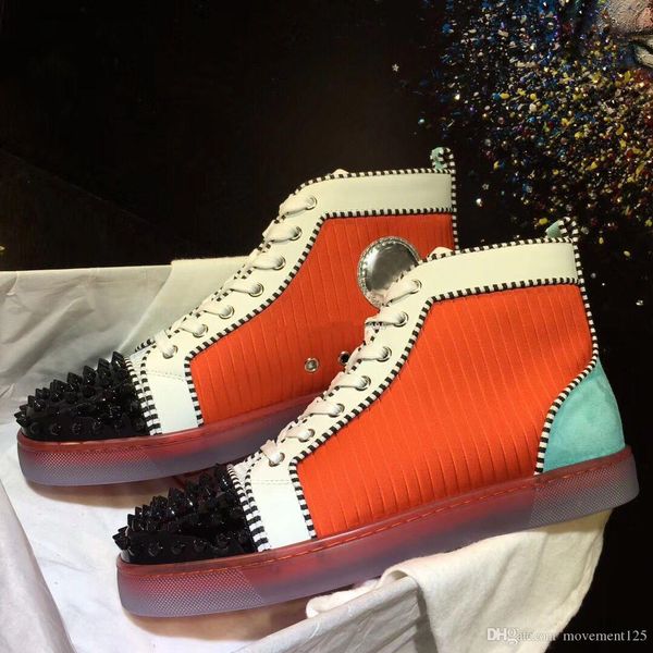 with box) fashion women,men spikes rantus orlato red bottom shoes,high brands leather sneakers shoes,luxury red sole trainers, Black
with box) fashion women,men spikes rantus orlato red bottom shoes,high brands leather sneakers shoes,luxury red sole trainers, Black