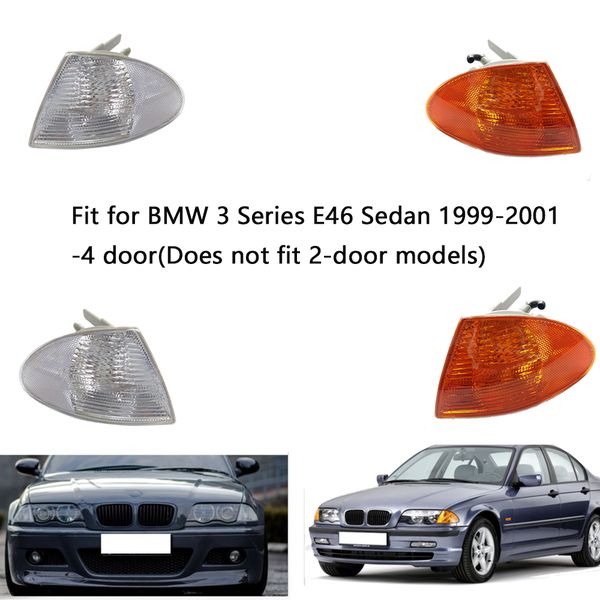 left/right parking turn signal indicator corner light lamp fit for 3 series e46 99-01 sedan 4 door 63136902765 63136902766
left/right parking turn signal indicator corner light lamp fit for 3 series e46 99-01 sedan 4 door 63136902765 63136902766