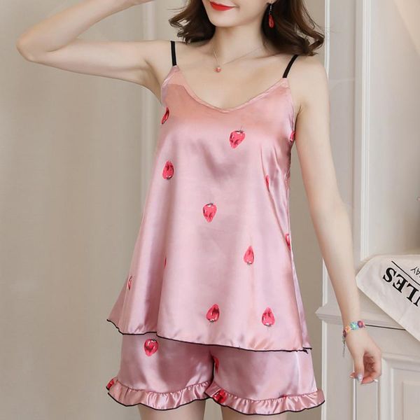 лето печати pajama наборы для женщин silk satin пижамы девушки рукавов эротическое белье two piece set, Black;red
лето печати pajama наборы для женщин silk satin пижамы девушки рукавов эротическое белье two piece set, Black;red