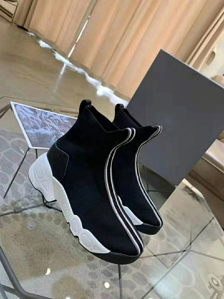 rhinestone fashion grey men women casual luxury sock shoes designer sneakers shoes genuine leatbee embroidere, Black
rhinestone fashion grey men women casual luxury sock shoes designer sneakers shoes genuine leatbee embroidere, Black