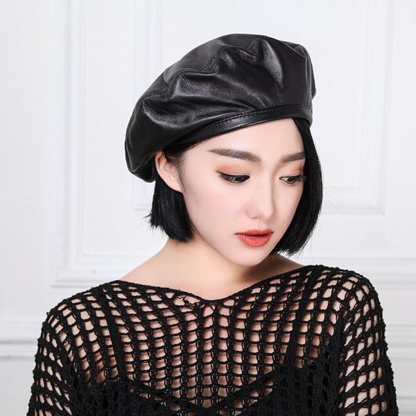 womens winter hat beret female real leather cap autumn 2020 brand new woman hats sheepskin caps black boinas de mujer, Blue;gray
womens winter hat beret female real leather cap autumn 2020 brand new woman hats sheepskin caps black boinas de mujer, Blue;gray