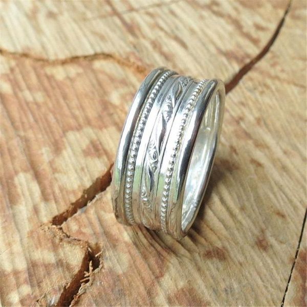 vintage classic silver anniversary ring fashion simple popular rings for men women jewelry gifts, Golden;silver
vintage classic silver anniversary ring fashion simple popular rings for men women jewelry gifts, Golden;silver