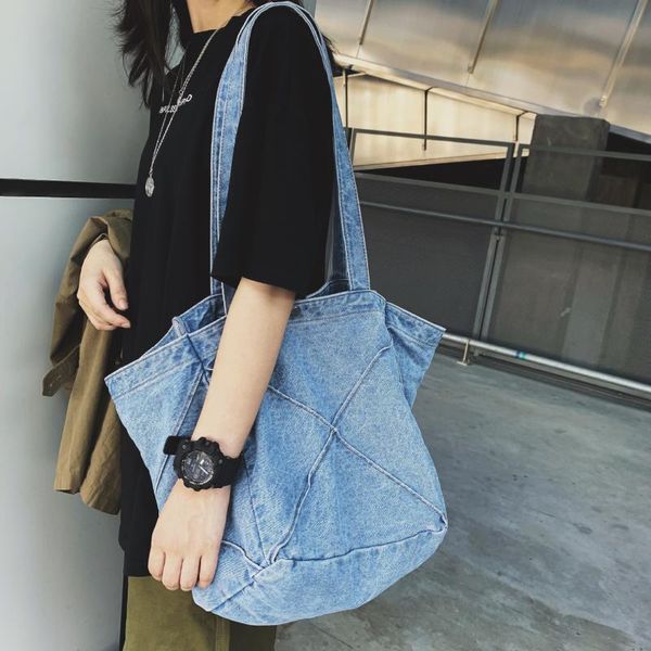 2019 new style literature and art retro hand washing denim pocket women's korean-style fashion shoulder big bag
2019 new style literature and art retro hand washing denim pocket women's korean-style fashion shoulder big bag