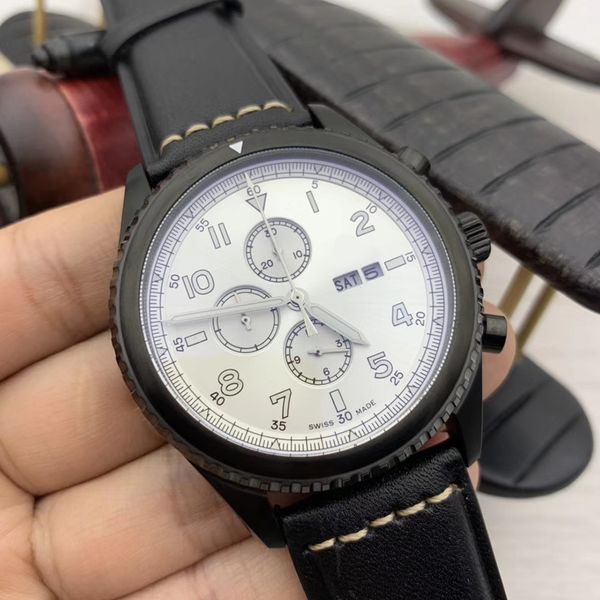 1884 г. арабские цифры 46mm белый циферблат полный календарь мужские часы кварцевый хронометр кожаный ремешок аналоговые наручные часы с раб, Slivery;brown
1884 г. арабские цифры 46mm белый циферблат полный календарь мужские часы кварцевый хронометр кожаный ремешок аналоговые наручные часы с раб, Slivery;brown