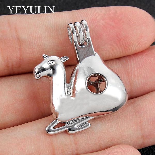 5 pcs white k color alloy essential oil diffuser pearl cage pendant about camel jewelry accessories for making necklace, Black
5 pcs white k color alloy essential oil diffuser pearl cage pendant about camel jewelry accessories for making necklace, Black
