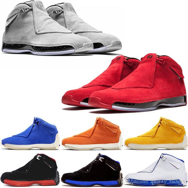 2019 18 18s mens basketball shoes cool grey black white red bred royal blue sports sneakers trainers outdoor designer shoes
2019 18 18s mens basketball shoes cool grey black white red bred royal blue sports sneakers trainers outdoor designer shoes