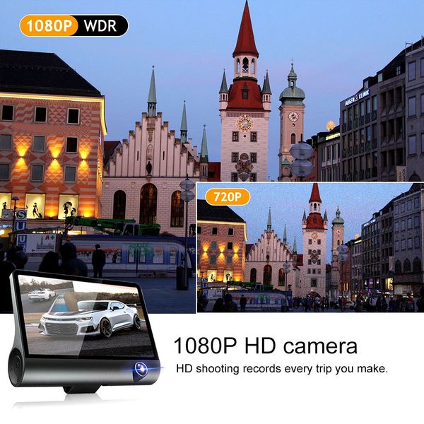 portable 4.0 inch dual lens car dvr with rear view camera video recorder 3 cameras lens dash camera auto registrator g-sensor
portable 4.0 inch dual lens car dvr with rear view camera video recorder 3 cameras lens dash camera auto registrator g-sensor
