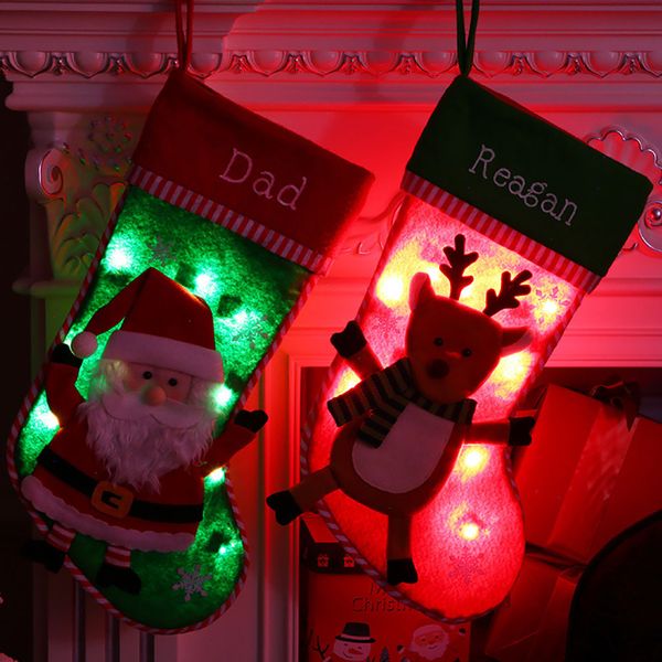 new winter christmas socks women xmas tree ornament decoration party christmas santa illuminate socks calcetines mujer#pingyou, Black;white
new winter christmas socks women xmas tree ornament decoration party christmas santa illuminate socks calcetines mujer#pingyou, Black;white
