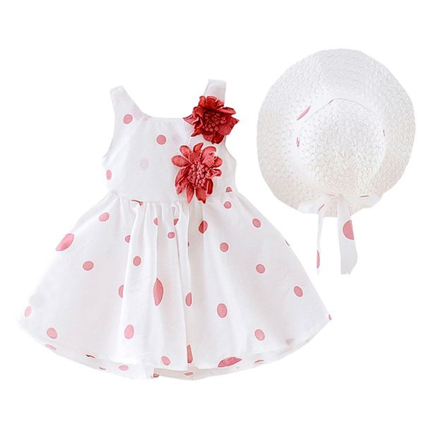 summer girls dress toddler baby princess dress +hat party wedding kids dresses dot flower clothes vestidos vestido niña verano 4, Red;yellow
summer girls dress toddler baby princess dress +hat party wedding kids dresses dot flower clothes vestidos vestido niña verano 4, Red;yellow