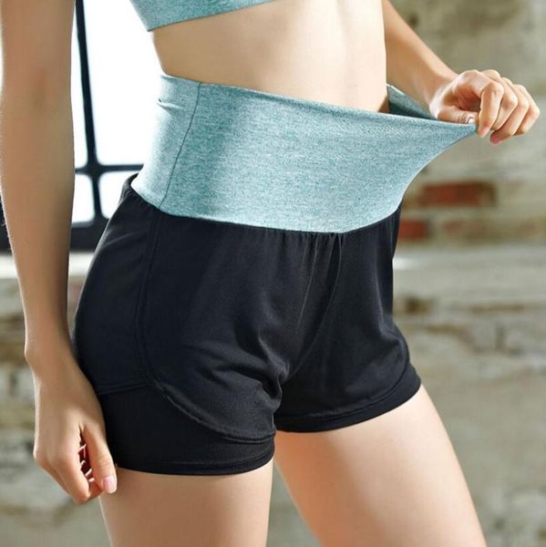 new women fitness yoga high waist shorts fake two pcs sport running legging sportswear short underweaar gym workout shorts, White;red
new women fitness yoga high waist shorts fake two pcs sport running legging sportswear short underweaar gym workout shorts, White;red