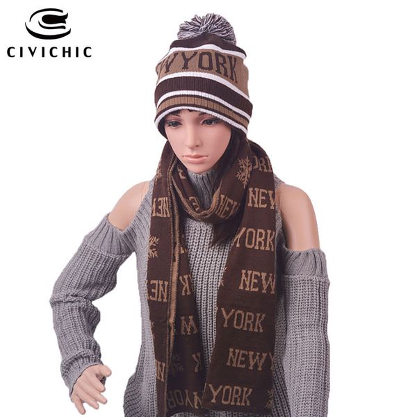 civichic warm faux wool knit hat scarf set man/woman christmas gift cap new york print thicken headwear neck shawl sh108, Blue;gray
civichic warm faux wool knit hat scarf set man/woman christmas gift cap new york print thicken headwear neck shawl sh108, Blue;gray