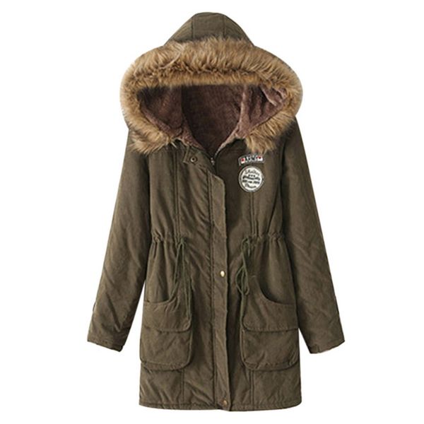 cysincos 2019 новых зимняя куртка женщины parka твердая outwear сгущает теплый хлопка весте femme вскользь твердая zipper пальто крупногабар, Tan;black
cysincos 2019 новых зимняя куртка женщины parka твердая outwear сгущает теплый хлопка весте femme вскользь твердая zipper пальто крупногабар, Tan;black