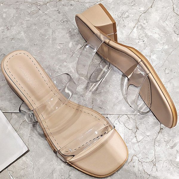 2020 new women slippers square low heel slides shoes for woman transparent open toe flip flops females outdoor dress shoes, Black
2020 new women slippers square low heel slides shoes for woman transparent open toe flip flops females outdoor dress shoes, Black